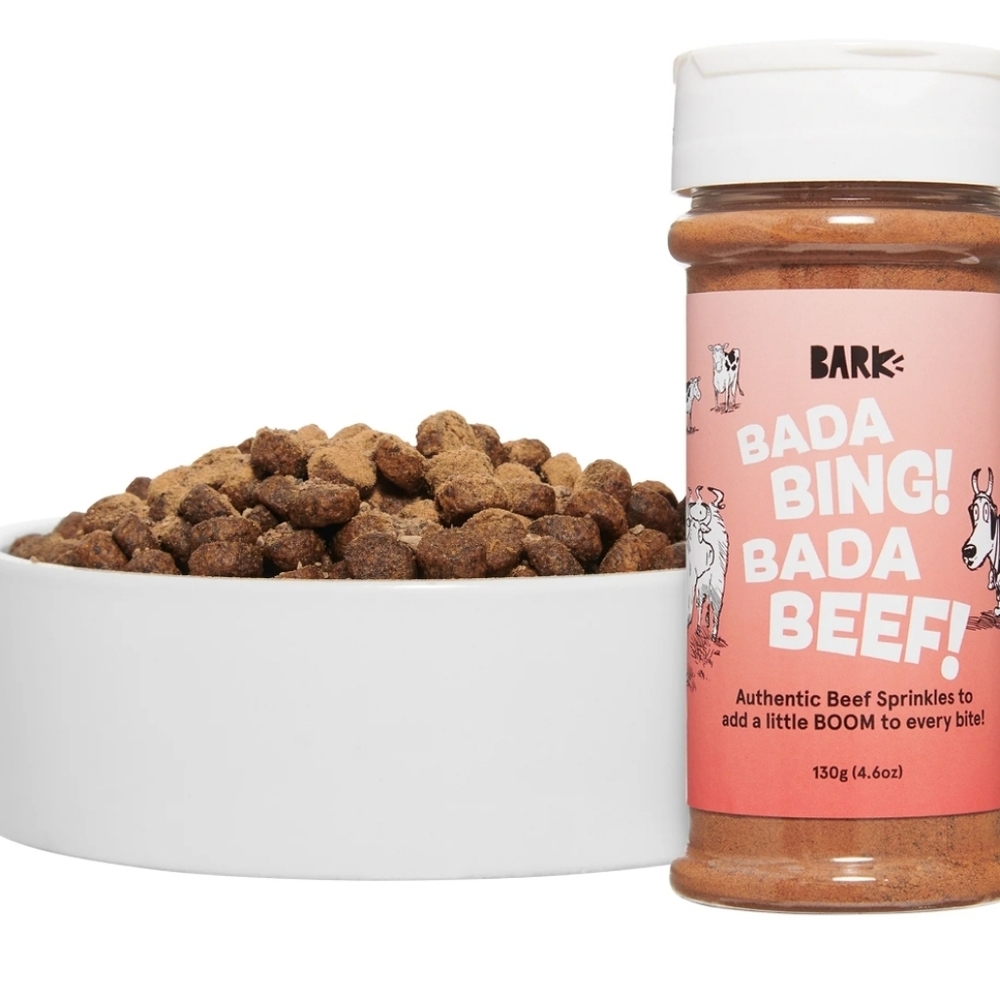 NEW! Bada Bing Bada Beef Dog Food Topper